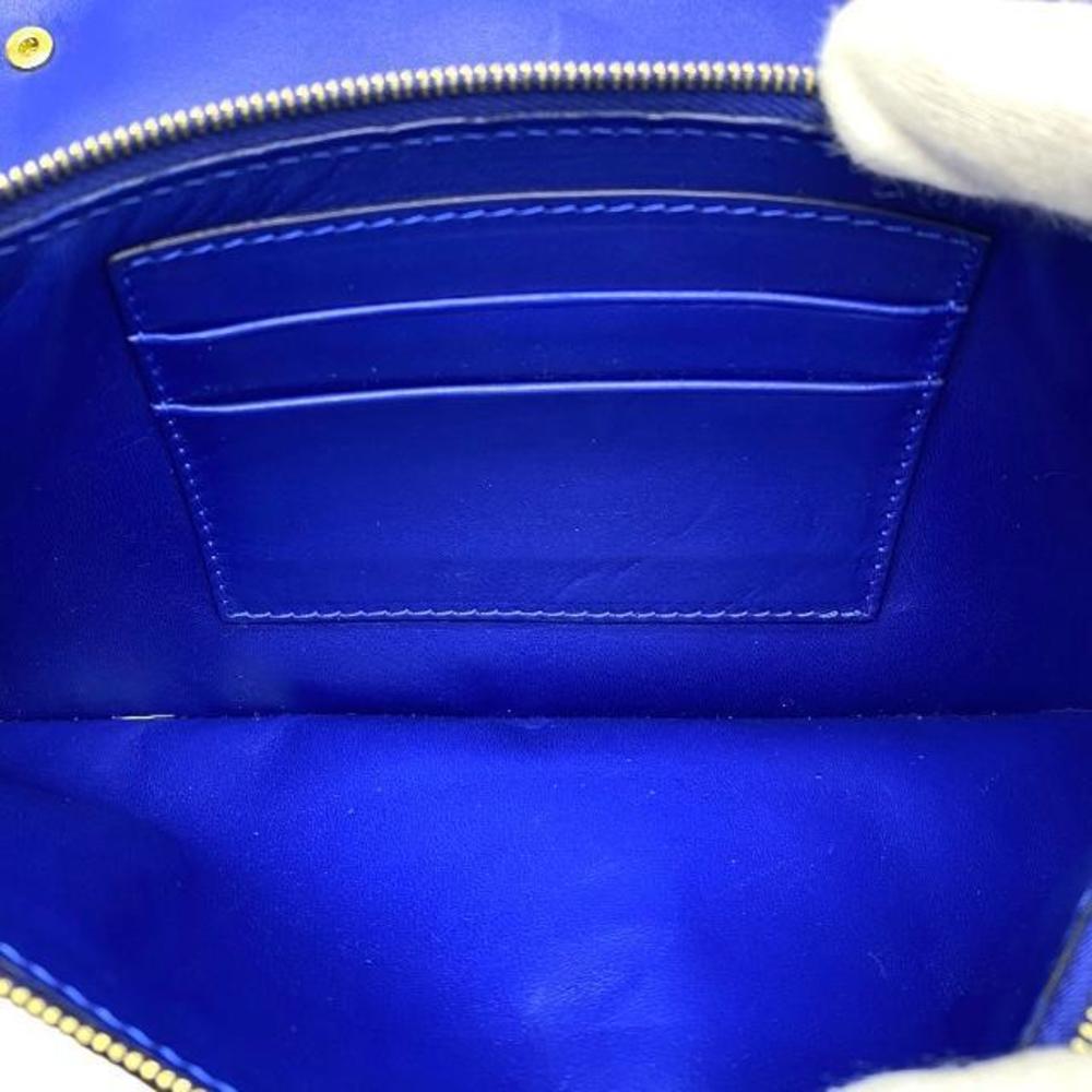 Celine Bag Leather Bifold Python Pouch Pochette B… - image 7